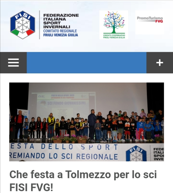 Che festa a Tolmezzo per lo sci FISI FVG! – FISI FVG